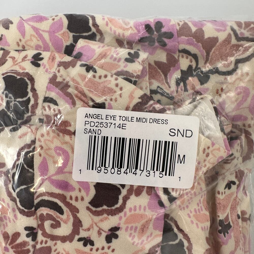 Z SUPPLY x EVEREVE NWT Angel Eyes Toile Floral Print Midi Dress // M - Picture 8 of 16